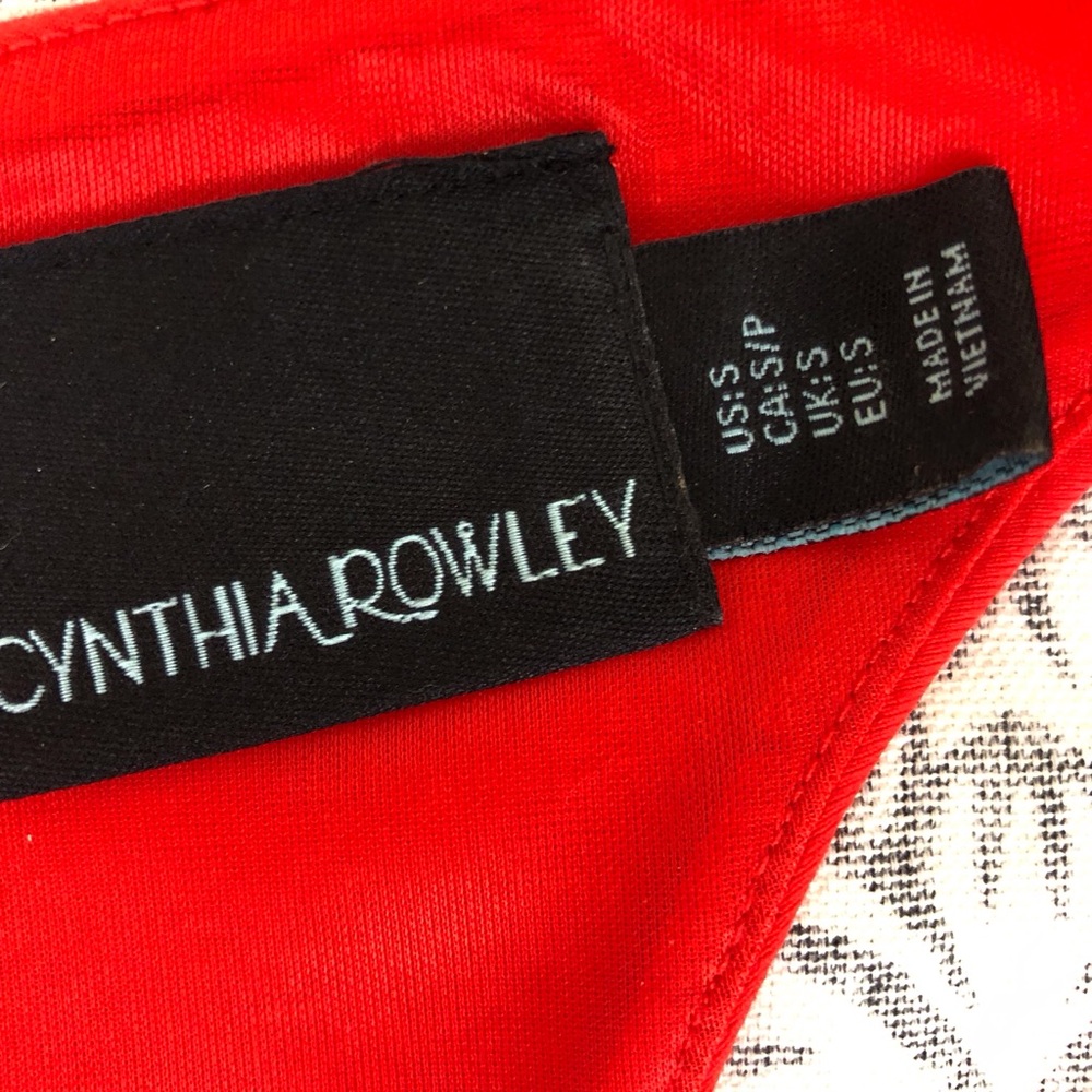 Cynthia Rowley Orange Fit & Flare Dress - Picture 9 of 16